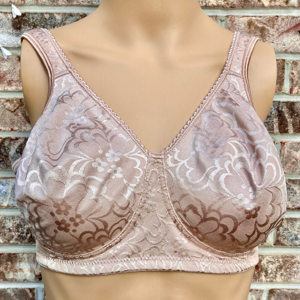 36D Floral Tan Bra